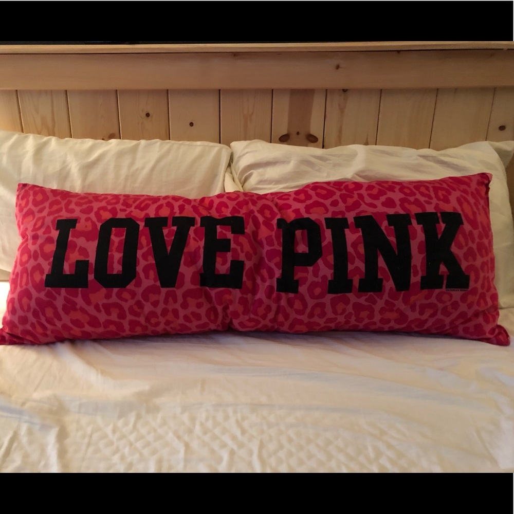 Victoria secret PINK body pillow leopard print
